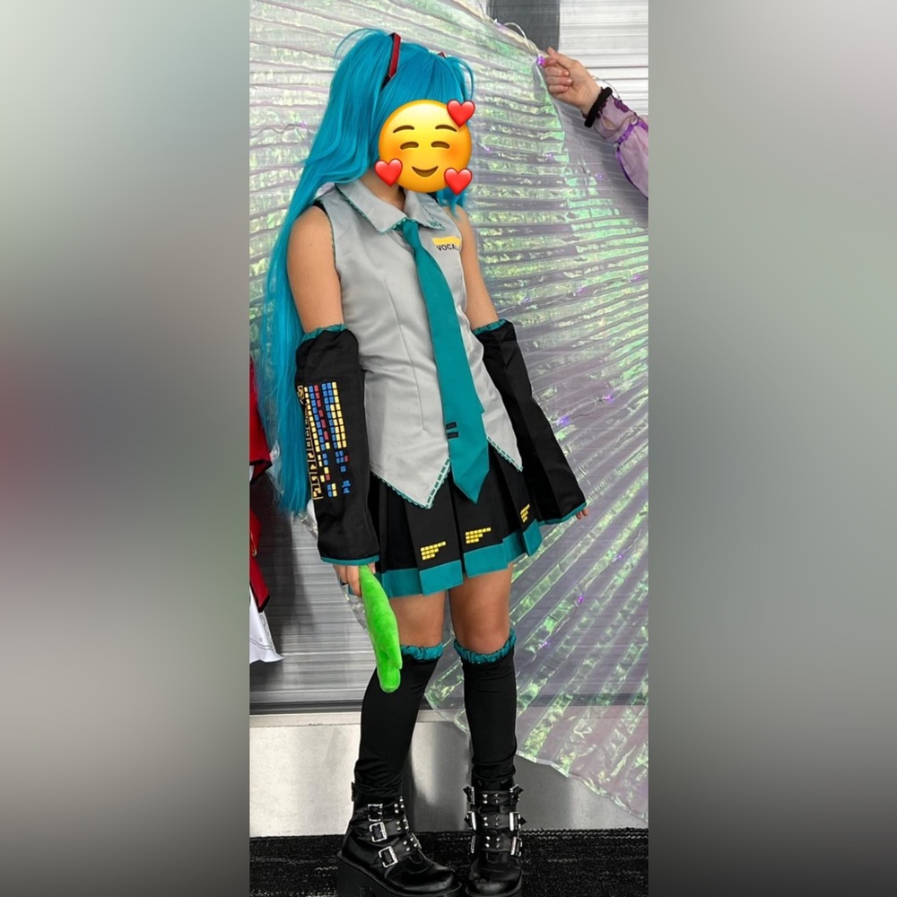 Hatsune Miku Cosplay Costume & Wig
